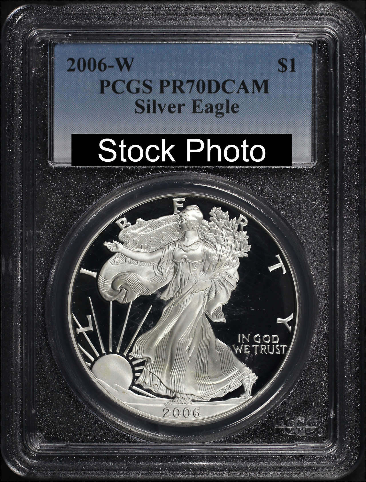 2006-W American Silver Eagle PCGS PR-70DCAM