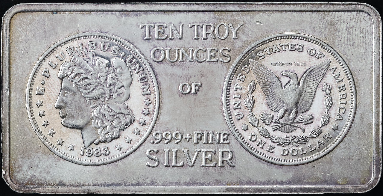 Vintage South East Refining CC Morgan Design 10 oz .999 Fine