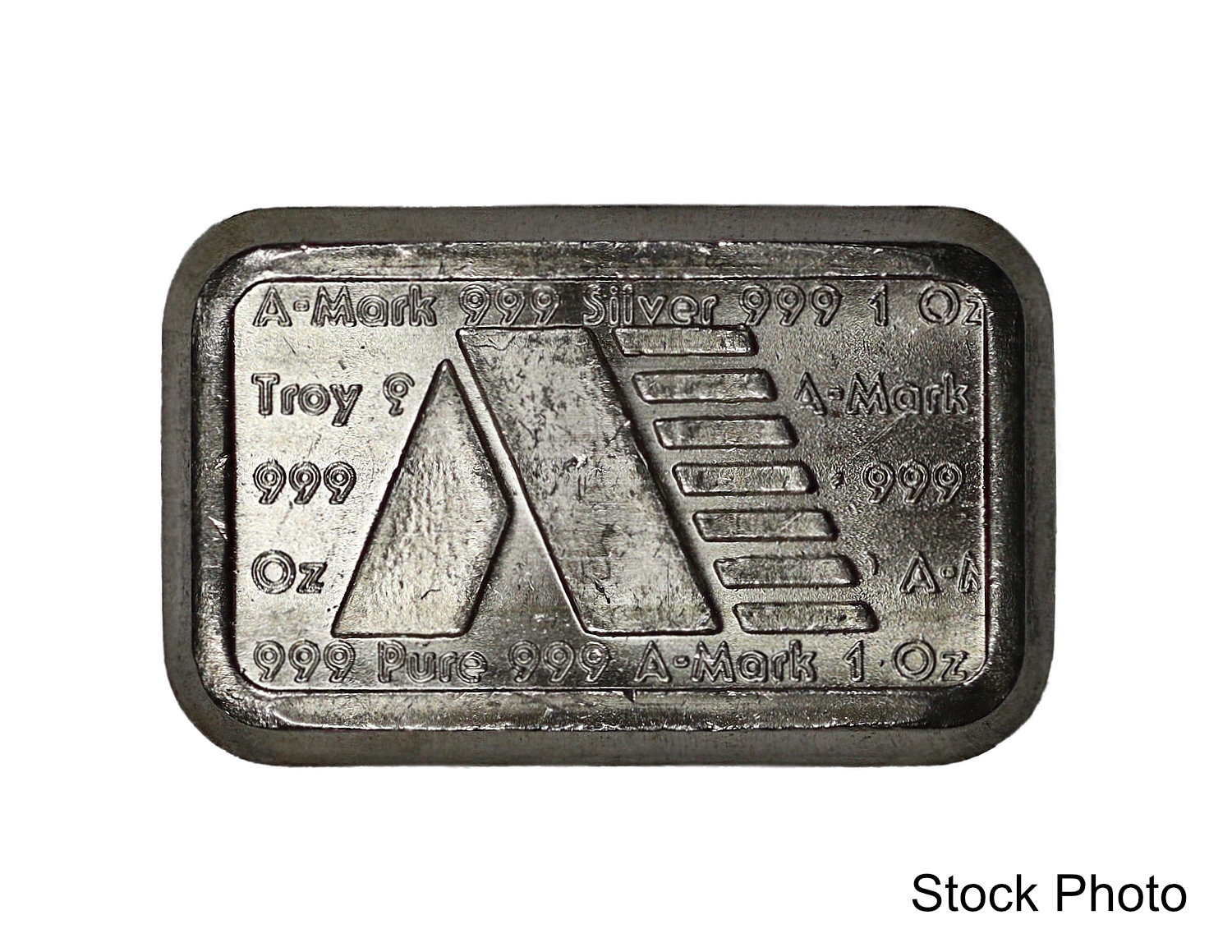 Vintage 1981 A-Mark USVI Ingot Co. A164S 1 oz .999 Fine Silver